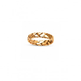 Handknitted Minimal Rose Wholesale Turkish Silver Ring