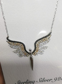 Angel Necklace Pendant Sterling Silver 925
