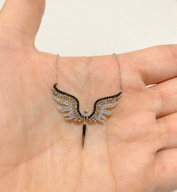 Angel Necklace Pendant Sterling Silver 925