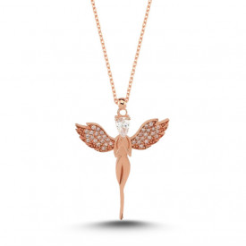 Angel Necklace Pendant Sterling Silver 925
