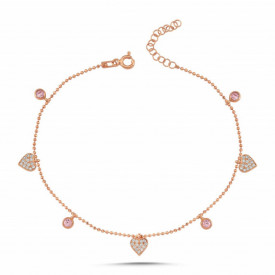 Anklet Charm Bracelet Wholesale Turkish Sterling Silver