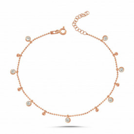 Anklet Charm Bracelet Wholesale Turkish Sterling Silver