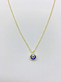Cz Evil Eye Turkish Necklace Wholesale Silver 925