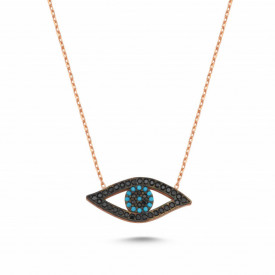 Evil Eye Turkish Wholesale Sterling Silver Necklace