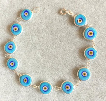 Turquise Handmade Wholesale Evil Eye Turkish Beads Bracelet