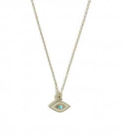 Wholesale Mini Evil Eye Silver 925 Turkish Necklace