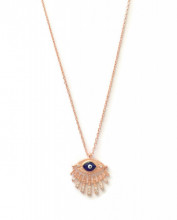 dark blue wholesale evil eye necklace 