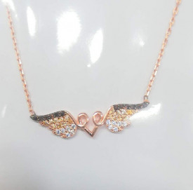 Angel Necklace Pendant Sterling Silver 925