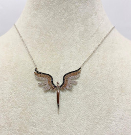 Angel Necklace Pendant Sterling Silver 925