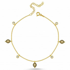 Anklet Charm Bracelet Wholesale Turkish Sterling Silver