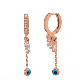 Evil Eye Turkish Earring Wholesale Sterling 925 Silver