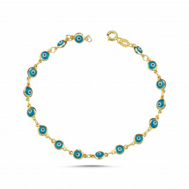 Evil Eye Wholesale 925 Turkish Silver Bracelet