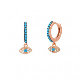 Evil Eye Turkish Earring Wholesale Sterling 925 Silver