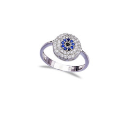 Evil Eye Wholesale 925 Turkish Silver Rings