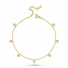 Anklet Charm Bracelet Wholesale Turkish Sterling Silver