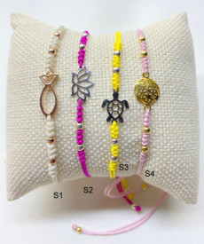 Evil Eye Macrame Bracelet Wholesale Turkish Sterling Silver 925