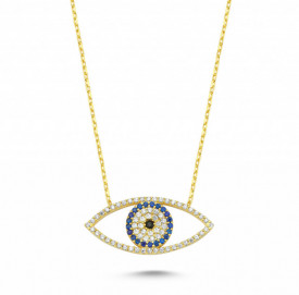 Evil Eye Turkish Necklace Wholesale Silver 925