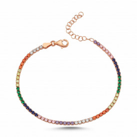 Tennis Chain Turkish Silver Wholesale Bracelet