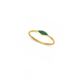 Turkish Handmade Turquoise Women Wholesale Rings Yellow Gold