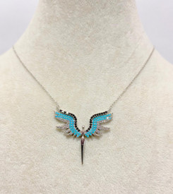 Angel Necklace Pendant Sterling Silver 925