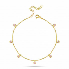 Anklet Charm Bracelet Wholesale Turkish Sterling Silver