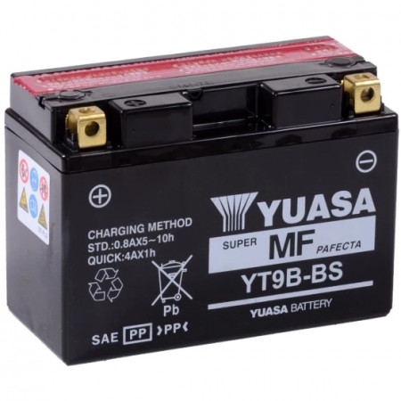 Baterie moto Yuasa AGM 12V 8Ah, 120A YT9B-BS (CP)