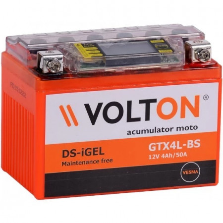Baterie moto Volton DS-iGEL 12V 4Ah, 50A (GTX4L-BS)