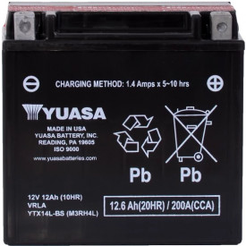 Baterie moto Yuasa AGM 12V 12Ah, 200A YTX14L-BS (CP)