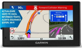 PACHET: Sistem de navigație Garmin DriveAssist™ 51 LMT-S EU + Cameră marsarier BC™ 30
