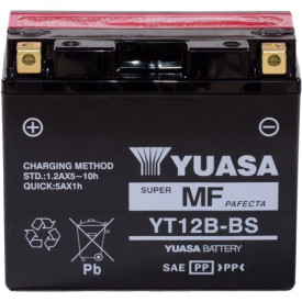 Baterie moto Yuasa AGM 12V 10Ah, 210A YT12B-BS (WC)