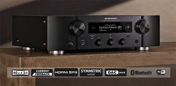 Amplificatore Integrato Stereo Con Streamer Hi-Fi Marantz PM7000N