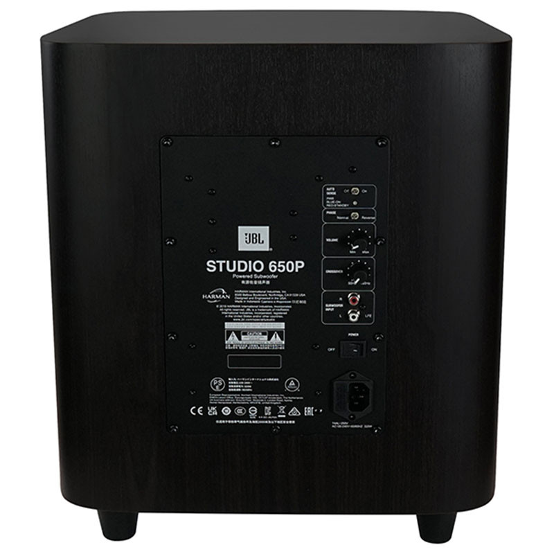 Subwoofer Attivo Bass Reflex Home Theatre JBL Studio 650P