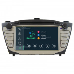 Autoradio con CD/DVD e Processore 8Core Hi-Fi Car per Hyundai IX35 dal 2010 con navi/retro/ampli e LCD piccolo di serie JF Sound JF-137H5-X9C-1
