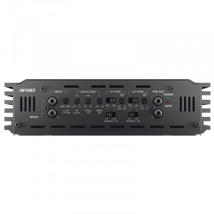 Amplificatore Stereo con Crossover 2x630W Hi-Fi Car Hertz SPL Show HP 802