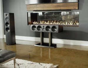 Diffusore Canale Centrale Home Theatre 3 Vie con Radiatore Passivo Paradigm Premier 600C