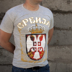 Majica Srbija Siva