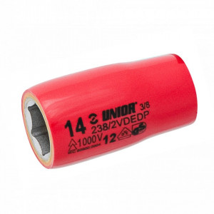 Capete chei tubulare 3/8" izolate la 1000 V - 238/2VDEDP