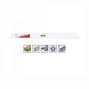 Set 5 panze pentru fierastrau sabie, dinti ceaprazuiti, HSS Bimetal - 8929