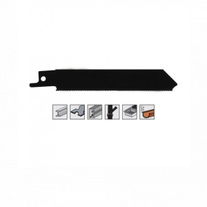 Set 5 panze pentru fierastrau sabie, dinti slefuiti, HM - 8039