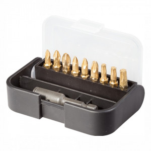 Trusa 10 biti si accesorii Torsion Diamant - IMPACT - 05018