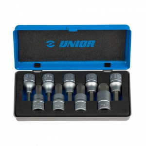 Trusa capete chei tubulare cu profil hexagonal 1/2" - 192/14