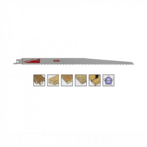 Set 5 panze pentru fierastrau sabie, dinti ceaprazuiti, HCS - 8904
