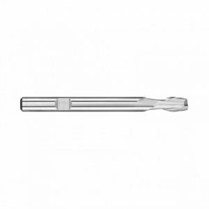 Freza HSS Co8, Tip N, DIN 844 L, lunga, prindere cilindrica conform DIN 1835 B, punct de centrare, 2 taisuri