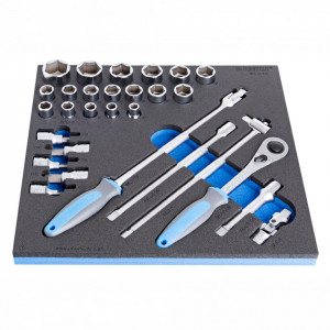 Set de capete chei tubulare 1/2" in modul SOS - 964/19SOS