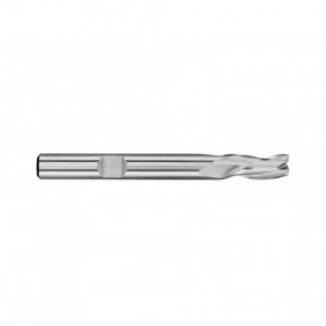 Freza HSS Co8, Tip N, lunga, DIN 844L, prindere cilindrica conform DIN 1835 B, punct de centrare, 3 taisuri