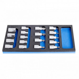 Set capete chei tubulare cu profil TX in modul SOS - 964/16SOS