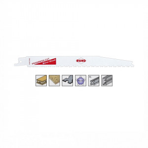 Set 5 panze pentru fierastrau sabie, dinti ceaprazuiti, HSS Bimetal - 8943