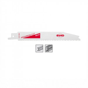 Set 5 panze pentru fierastrau sabie, dinti ceaprazuiti, HSS Bimetal - 8940