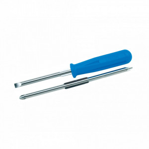 Surubelnita reversibila maner polipropilena, nichelata - 636A