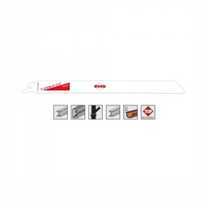 Set 5 panze pentru fierastrau sabie, dinti ceaprazuiti, HSS Bimetal - 8916